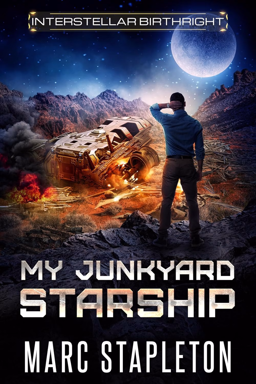 MY JUNKYARD STARSHIP by Marc Stapleton