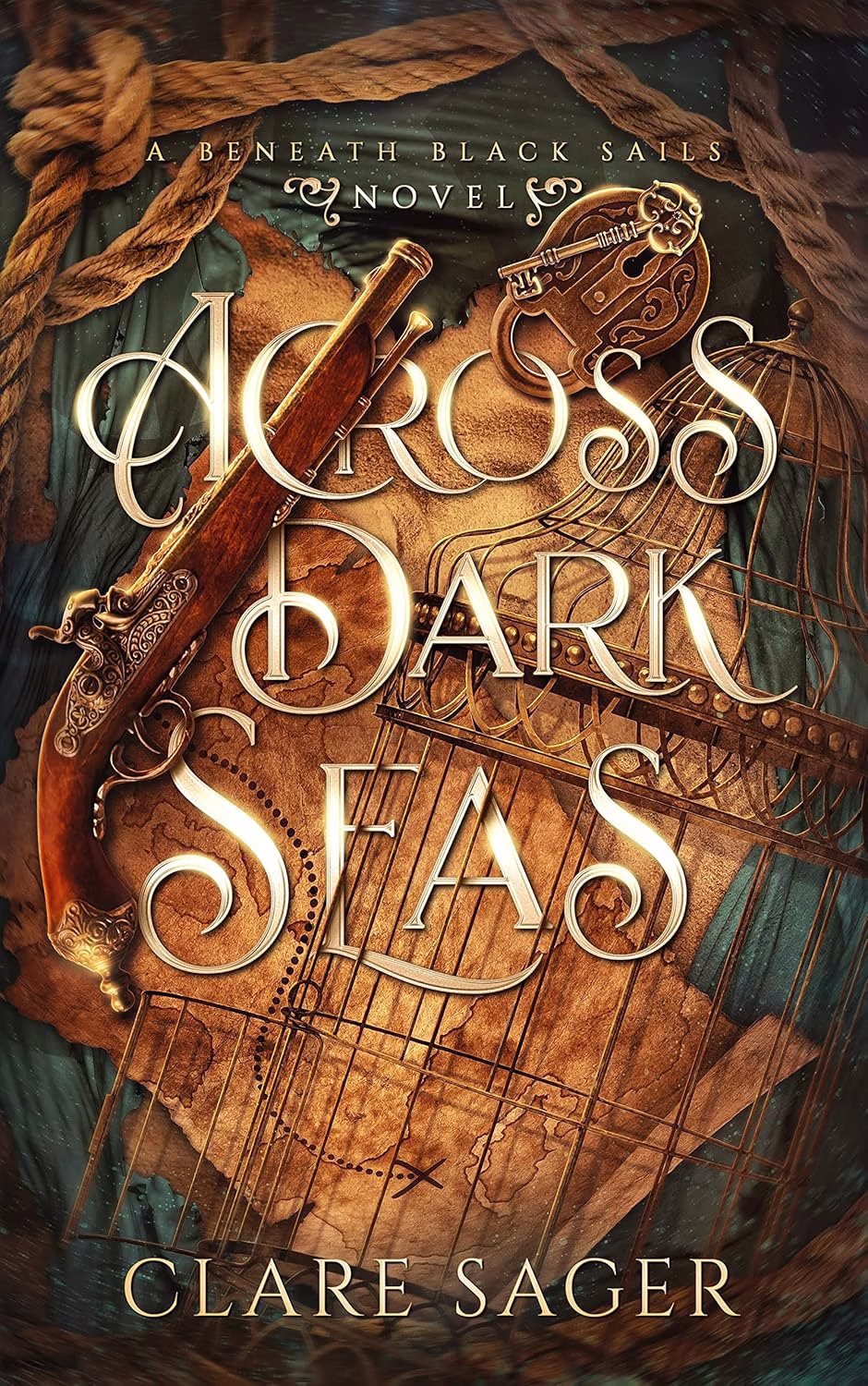 ACROSS DARK SEAS by Clare Sager